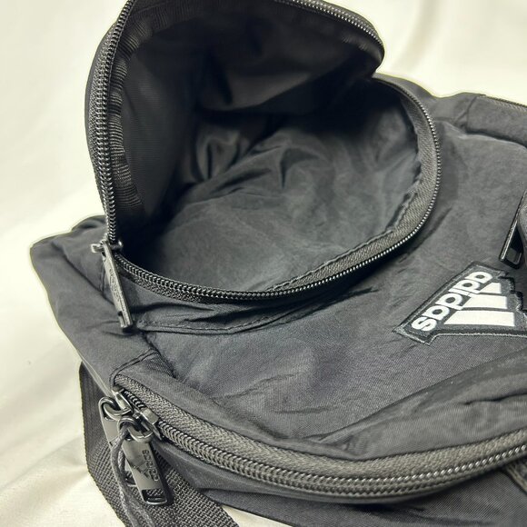 Adidas Must Have Mini Backpack & Coin Bag Set Black White Travel B20 NWT - Picture 6 of 10